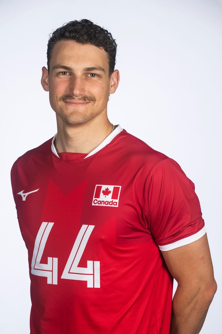 Jackson Corneil in his Team Canada jersey